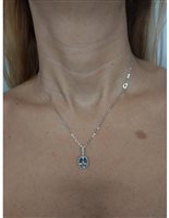 Halskette Damiani Dame Notte Di San Lorenzo in Weißgold Acquamarina 0.42 Ct 20076511 - 20076511